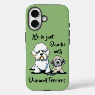 Dandie Dinmont Terriers iPhone 16 Hülle