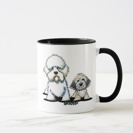 Dandie Dinmont Terriers Tasse (Rechts)