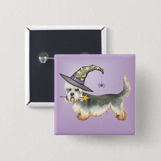 Dandie Witch Button (Vorne & Hinten)
