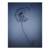 dandilion flower  poster (Vorderseite)