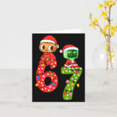 Dandy Bruh 67 Days Meme Humor 6 7 Shelly World Six Karte (Gelbe Blume)