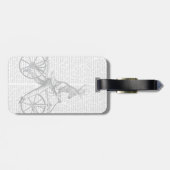 Dandy Deer on Vintag Bicycle Gepäckanhänger (Rückseite horizontal)