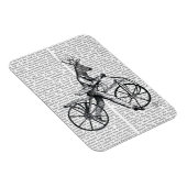 Dandy Deer on Vintag Bicycle Magnet (Rechte Seite)