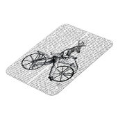 Dandy Deer on Vintag Bicycle Magnet (Linke Seite)