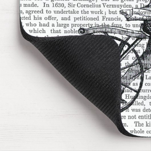 Dandy Deer on Vintag Bicycle Mousepad (Ecke)