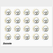 Dandy Dinmont Terrier Sticker (Blatt)