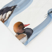 Dandy Ducks Fleece-Decke (Farbe wählen) Fleecedecke (Ecke)