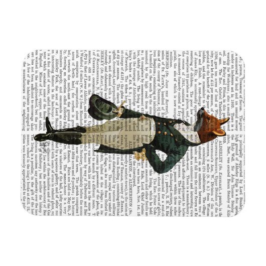 Dandy Fox Full 2 Magnet (Horizontal)