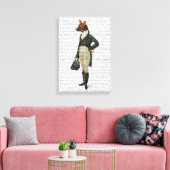 Dandy Fox Full Leinwanddruck (Insitu (Wohnzimmer))