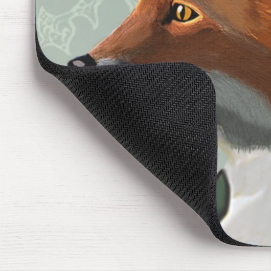 Dandy Fox Portrait 2 Mousepad (Ecke)