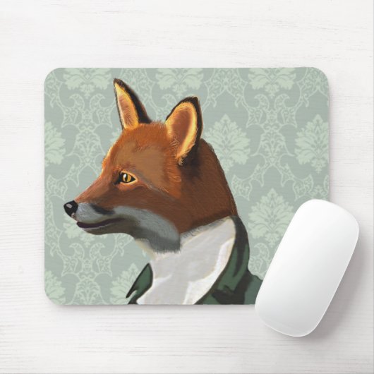 Dandy Fox Portrait 2 Mousepad (Mit Mouse)