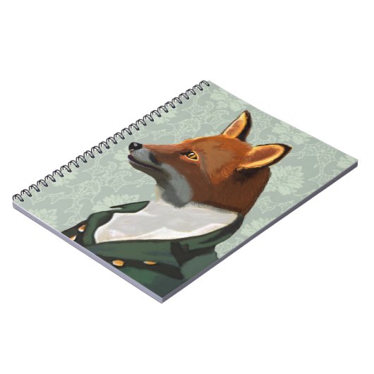 Dandy Fox Portrait 2 Notizblock (Linke Seite)