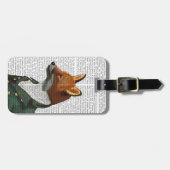 Dandy Fox Portrait Gepäckanhänger (Vorderseite horizontal)
