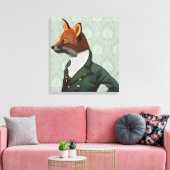 Dandy Fox Portrait Leinwanddruck (Insitu (Wohnzimmer))