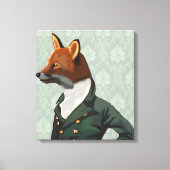 Dandy Fox Portrait Leinwanddruck (Vorderseite)