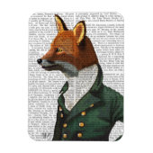 Dandy Fox Portrait Magnet (Vertikal)