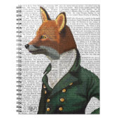 Dandy Fox Portrait Notizblock (Vorderseite)