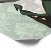 Dandy Fox Portrait Poster (Ecke)