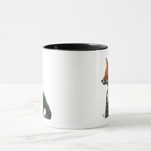 Dandy Fox Portrait Tasse (Zentrum)