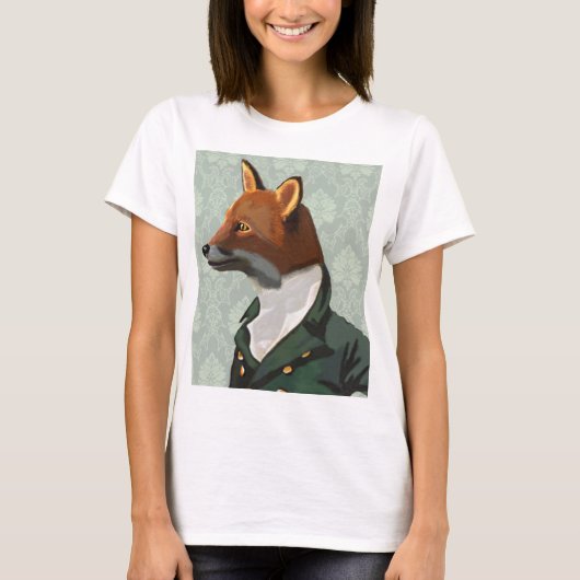 Dandy Fox Porträt 2 T-Shirt (Vorderseite)