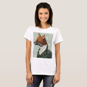 Dandy Fox Porträt 2 T-Shirt (Vorne ganz)