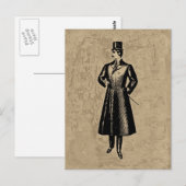 Dandy Gent Postkarte (Vorne/Hinten)