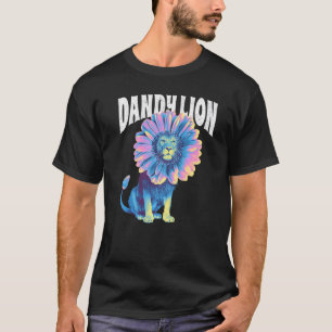 Dandy Lion Blume Face Pun Graphic Niedlich T-Shirt