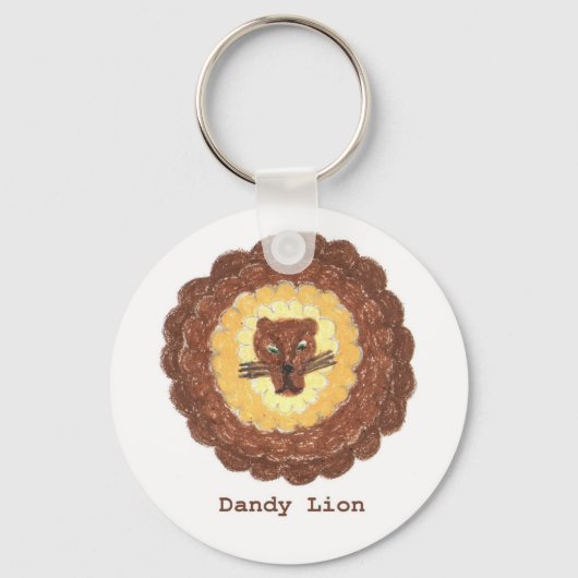 Dandy Lion Design und Schlüsselanhänger (Vorderseite)