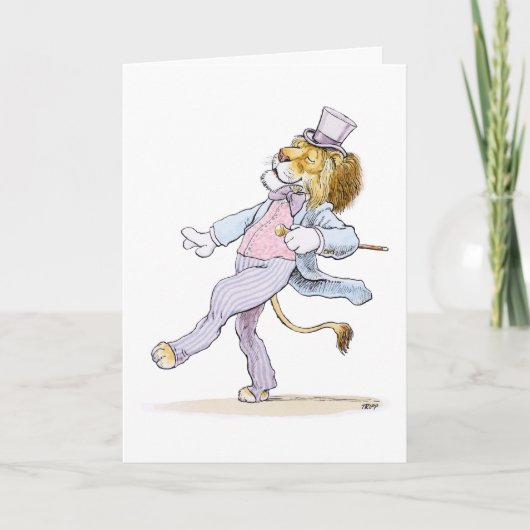 Dandy Lion Friendship Card Karte (Vorderseite)