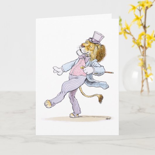 Dandy Lion Friendship Card Karte (Gelbe Blume)