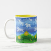 Dandy Lions and Lambs Zweifarbige Tasse (Links)