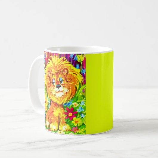 Dandy Löwe Kaffeetasse (Vorderseite Links)
