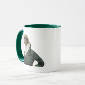 Dandy Meerkat Portrait Tasse (Vorderseite Links)