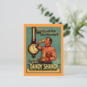 DANDY SHANDY Getränkewerbung Vintage Werbung Re~PC Postkarte (Stehend Vorderseite)