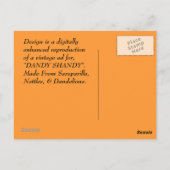 DANDY SHANDY Getränkewerbung Vintage Werbung Re~PC Postkarte (Rückseite)