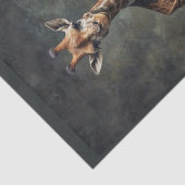 Dandy viktorianisch gekleidete Giraffe mit Bogen-K Seidenpapier (Ausschnitt)