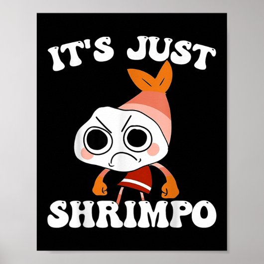 Dandys World Pebble _ its Just Shrimpo Kids Dandys Poster (Vorne)