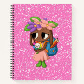 Dandy's World School Bassie Notebook Notizblock (Vorderseite)