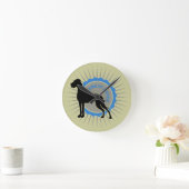 Dane Clocks Runde Wanduhr (Zuhause)