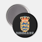 Dane Emblem Magnet (Vorderseite/Rückseite)