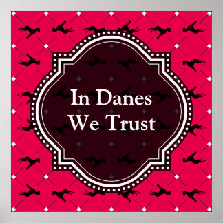 Dane Pattern Poster