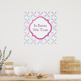 Dane Pattern Poster