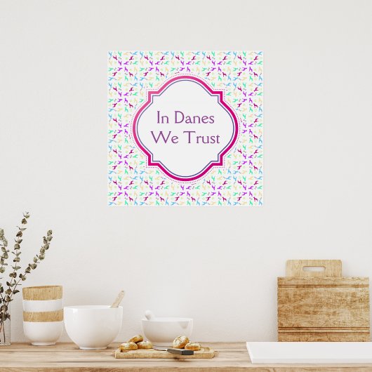 Dane Pattern Poster (Küche)
