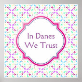 Dane Pattern Poster (Vorne)