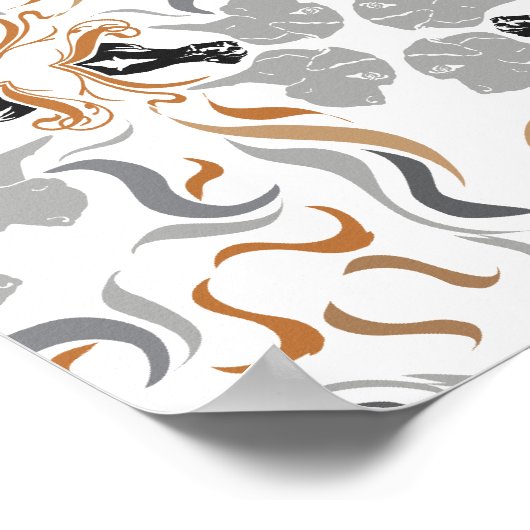 Dane Pattern Poster (Ecke)