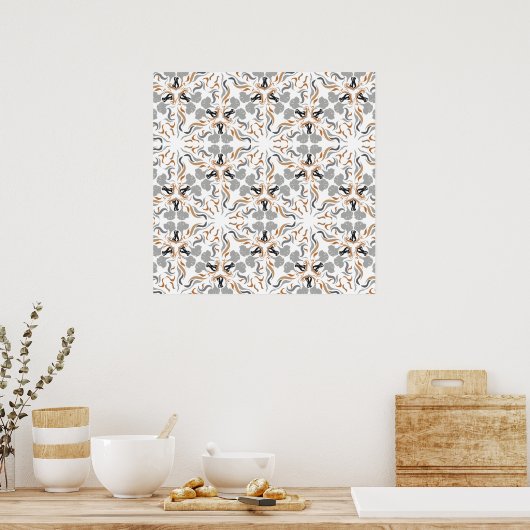 Dane Pattern Poster (Küche)