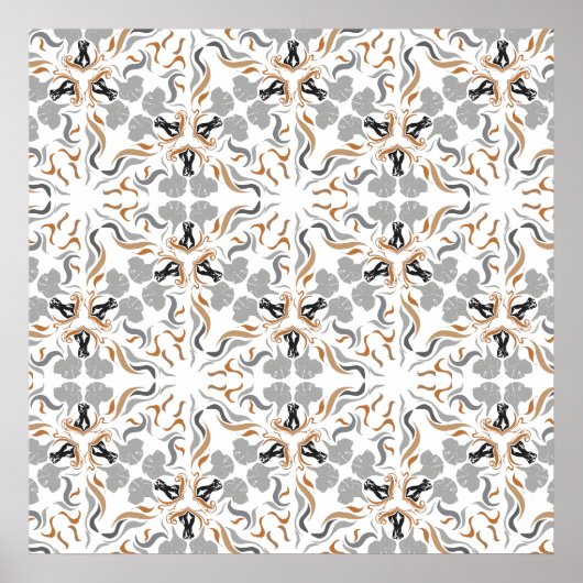 Dane Pattern Poster (Vorne)