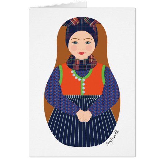 Dane, Rømø Matryoshka Card (Vorne)