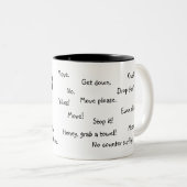 Däne-Vokabular Zweifarbige Tasse (VorderseiteRechts)