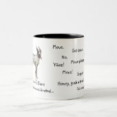 Däne-Vokabular Zweifarbige Tasse (Mittel)